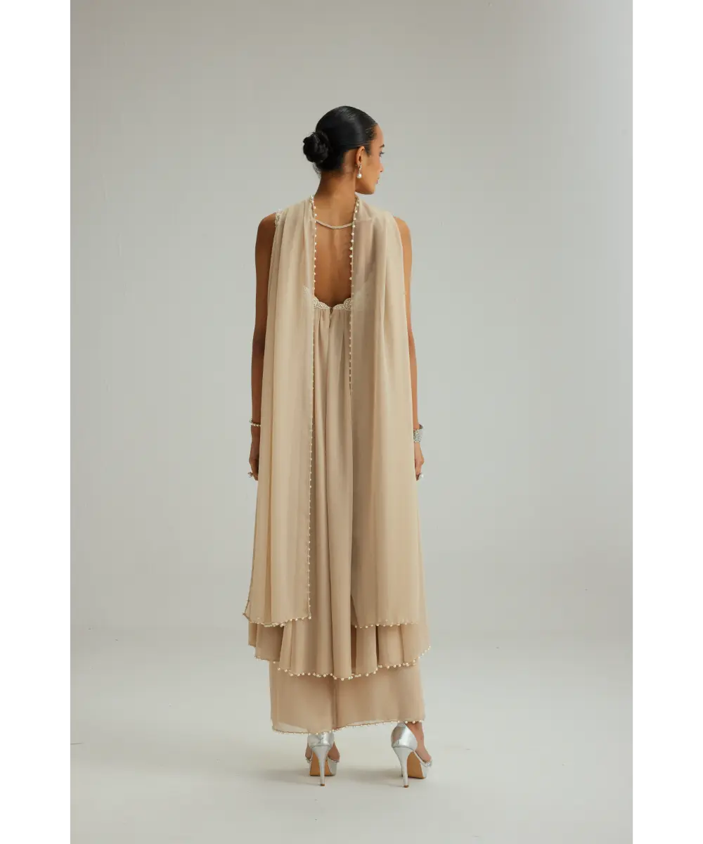 VVANI VATS- Light Beige Kurta Set
